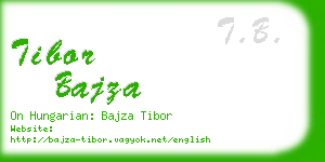 tibor bajza business card